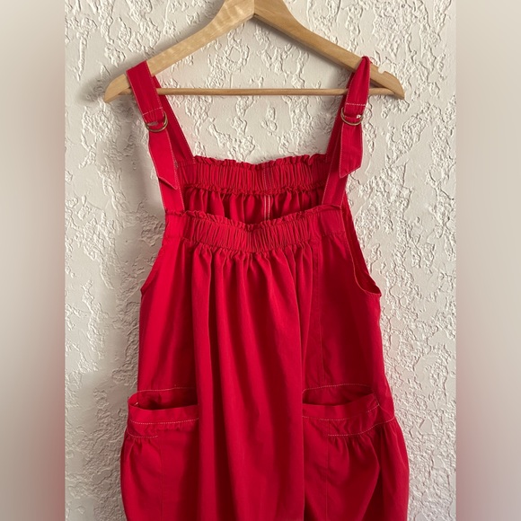 Vintage RARE Apron Barrel Cotton Dress - Picture 2 of 5